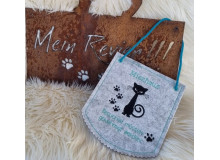 Stickdatei ITH - Wimpel Ösen "Miezwohnung 1"